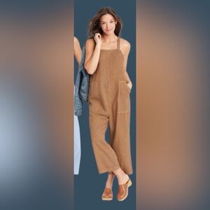 Linen Universal Thread Jumpsuit - Size Large
